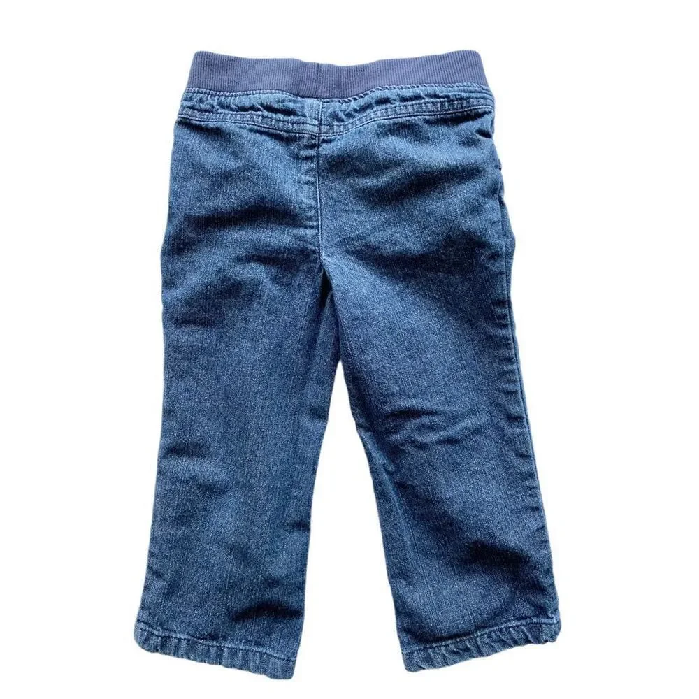 Girl’s Sparkle Denim Jeans 3T Toddler Garanimals